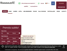 Tablet Screenshot of hotelpanamamajestic.it